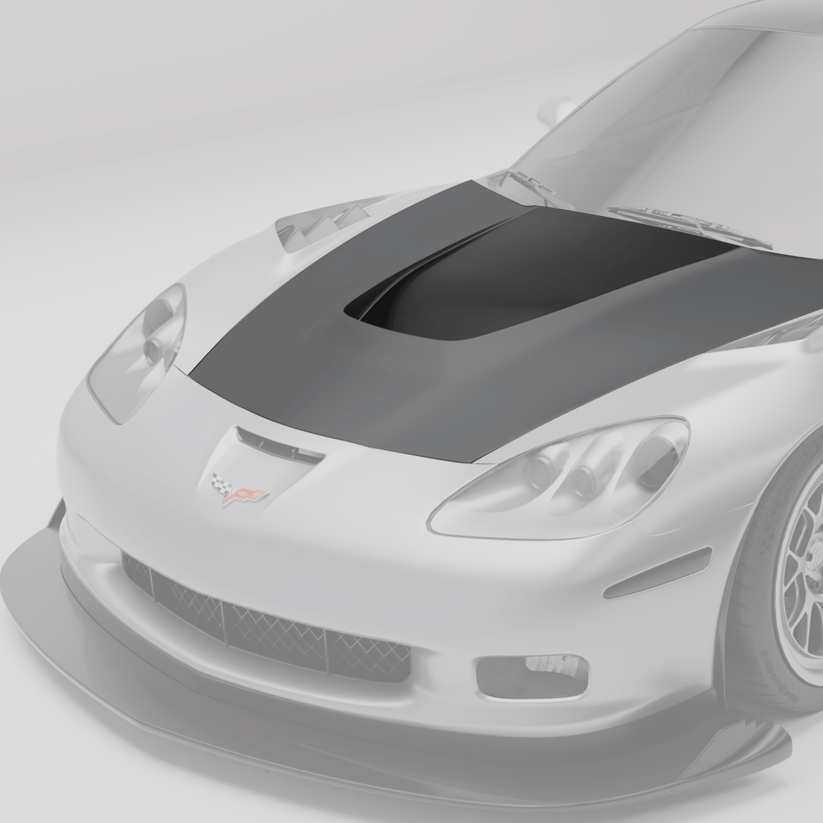 REVOZPORT Chevrolet Corvette C6 Carbon Fibre Bonnet (2006-2013), image 2 - Premium Bespoke AutoWorks