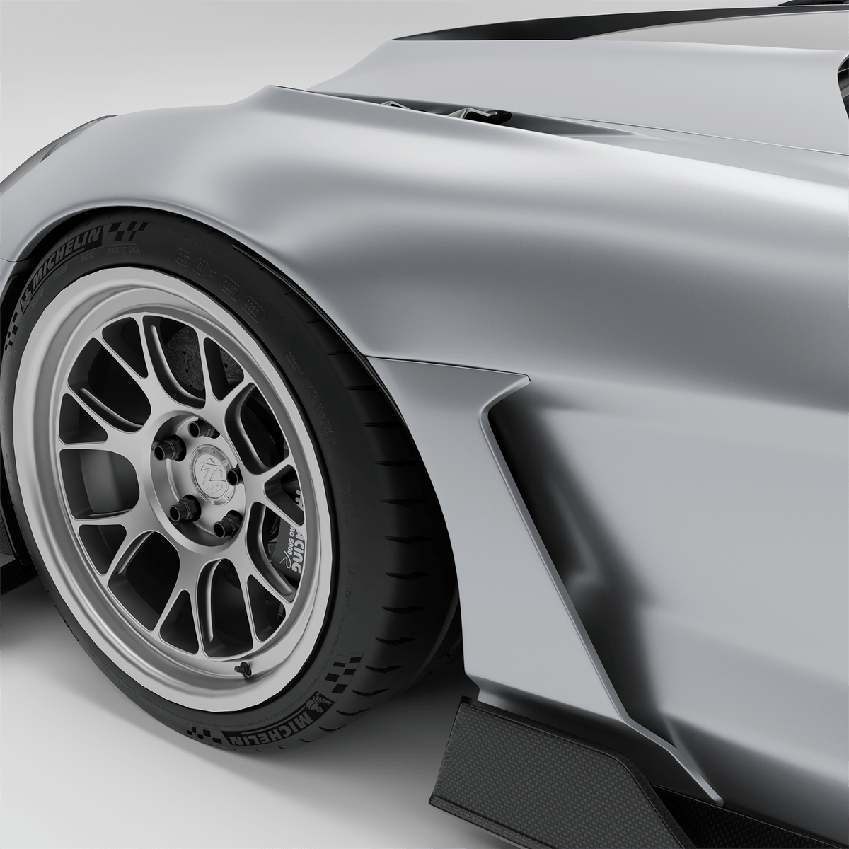 REVOZPORT Chevrolet Corvette C6 Carbon Fibre Side Fenders (2006-2013) - Premium Bespoke AutoWorks