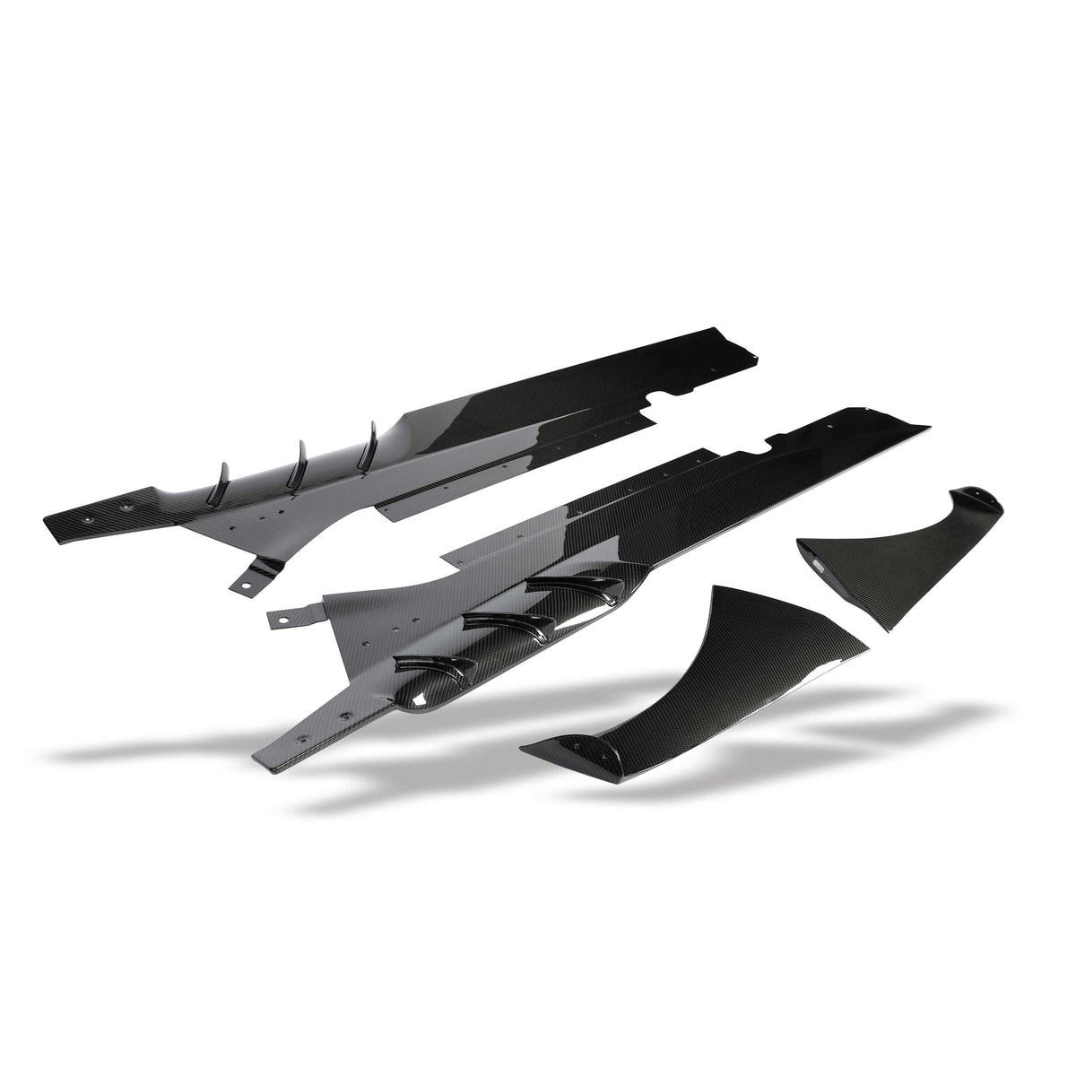 REVOZPORT Chevrolet Corvette C7 Carbon Fibre Side Skirts (2014-2019), image 5 - Premium Bespoke AutoWorks