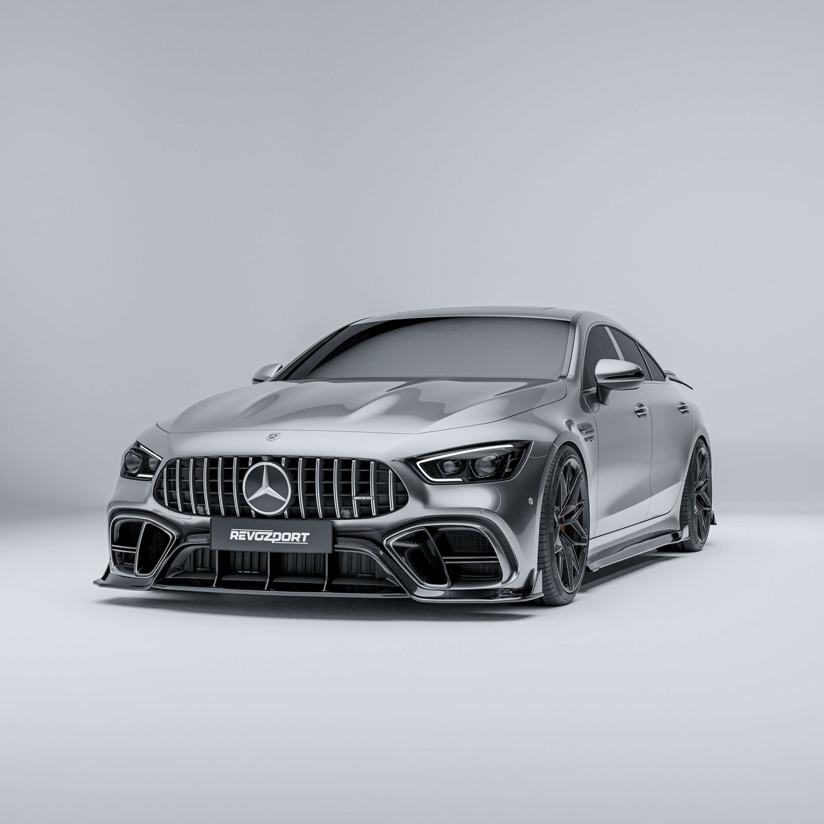 REVOZPORT Mercedes-AMG GT 63 S 4-Door X290 Carbon Fibre Front Lip (2019+), image 2 - Premium Bespoke AutoWorks