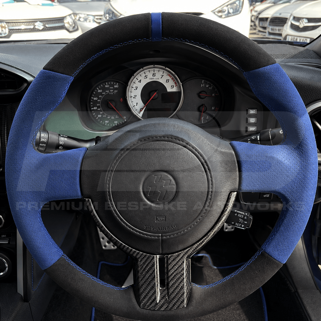 Toyota custom steering wheel, hand-finished to order by Premium Bespoke AutoWorks