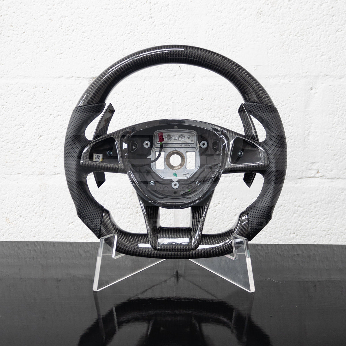 Mercedes AMG Carbon Fibre Custom Steering Wheel With Perforated Leather | Premium Bespoke AutoWorks