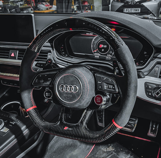 Audi RS5 Custom Steering Wheel