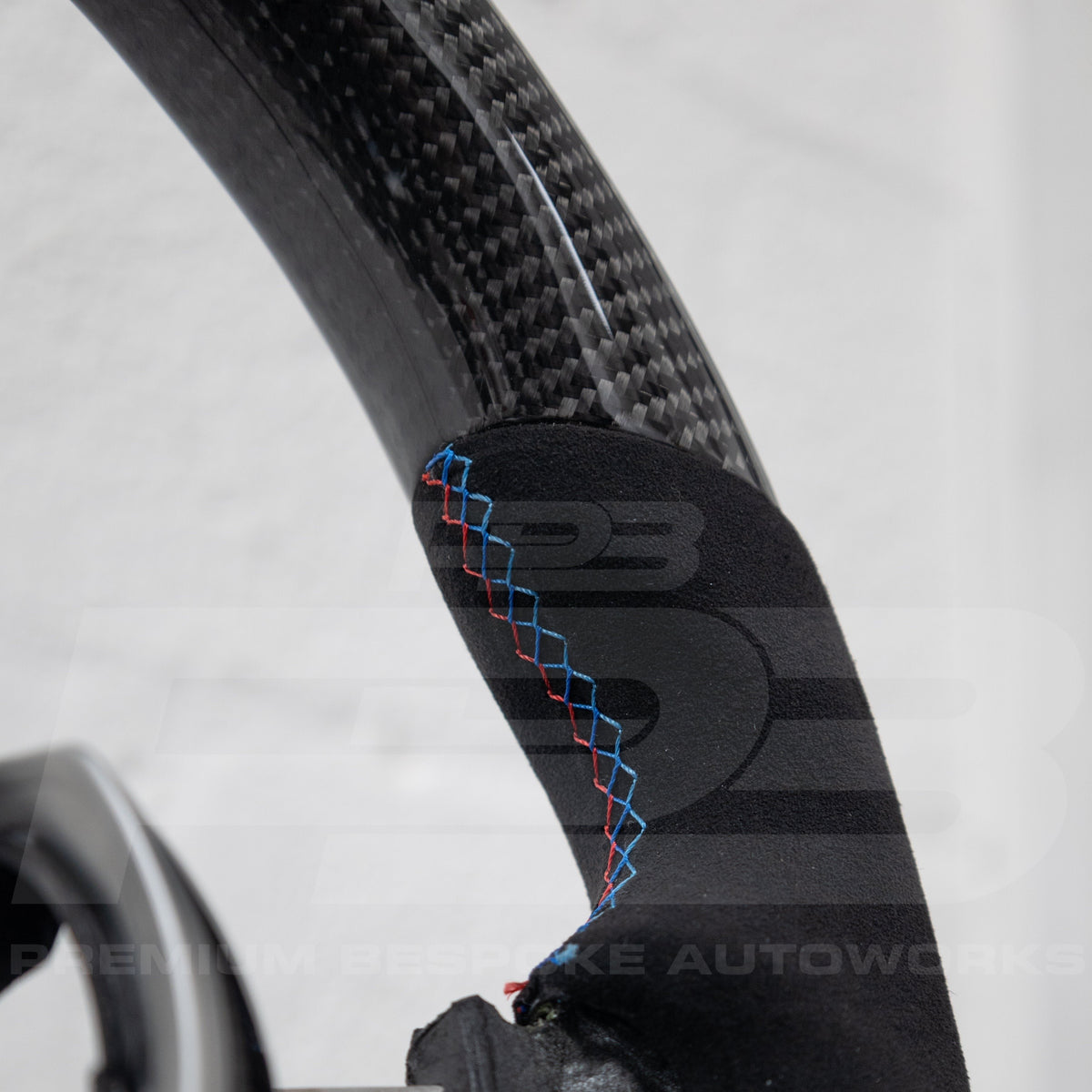 BMW M3/ M4/M5 Carbon Fibre Steering Wheel With Alcantara Grips | Premium Bespoke AutoWorks
