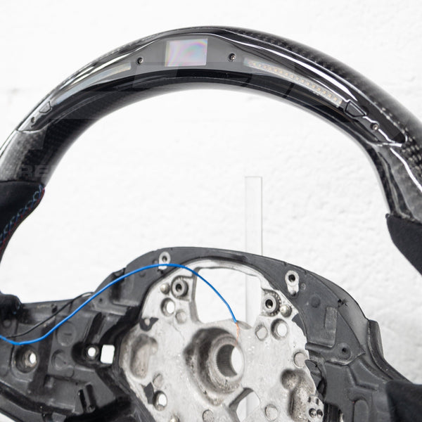 BMW F90 M5 Carbon Fibre LED Custom Steering Wheel