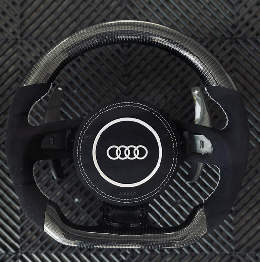 Audi R8 Carbon Fibre Custom Steering Wheel