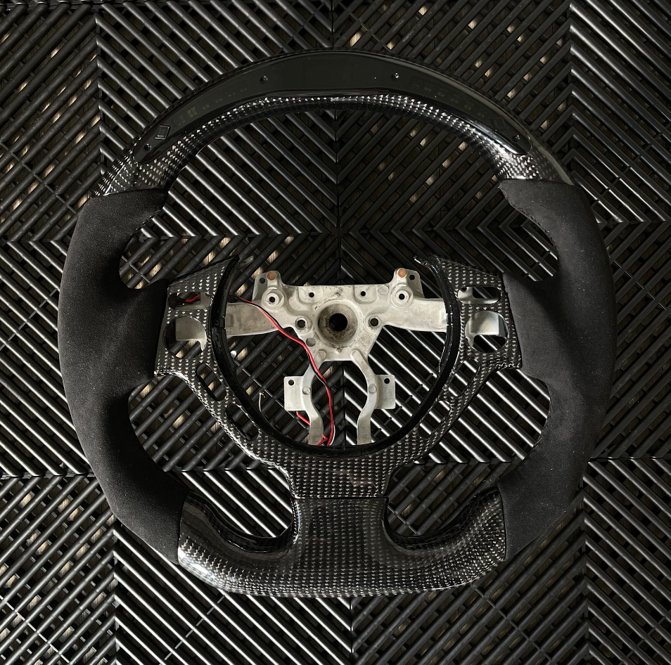 Nissan R35 GTR Carbon Fibre LED Steering Wheel