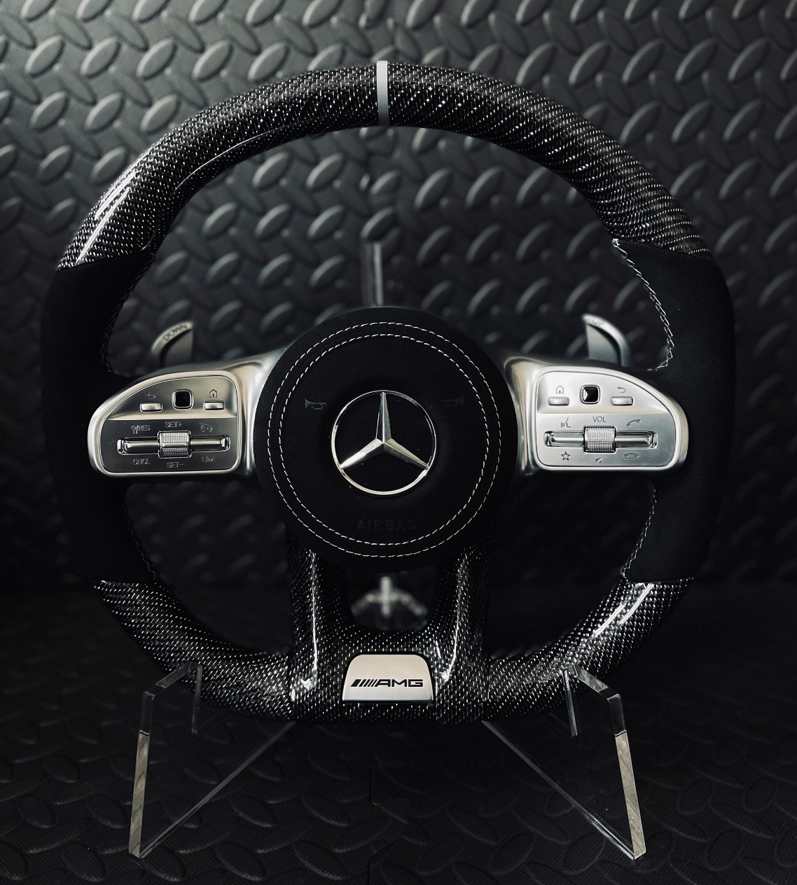 Mercedes AMG Custom Steering Wheel Upgrade